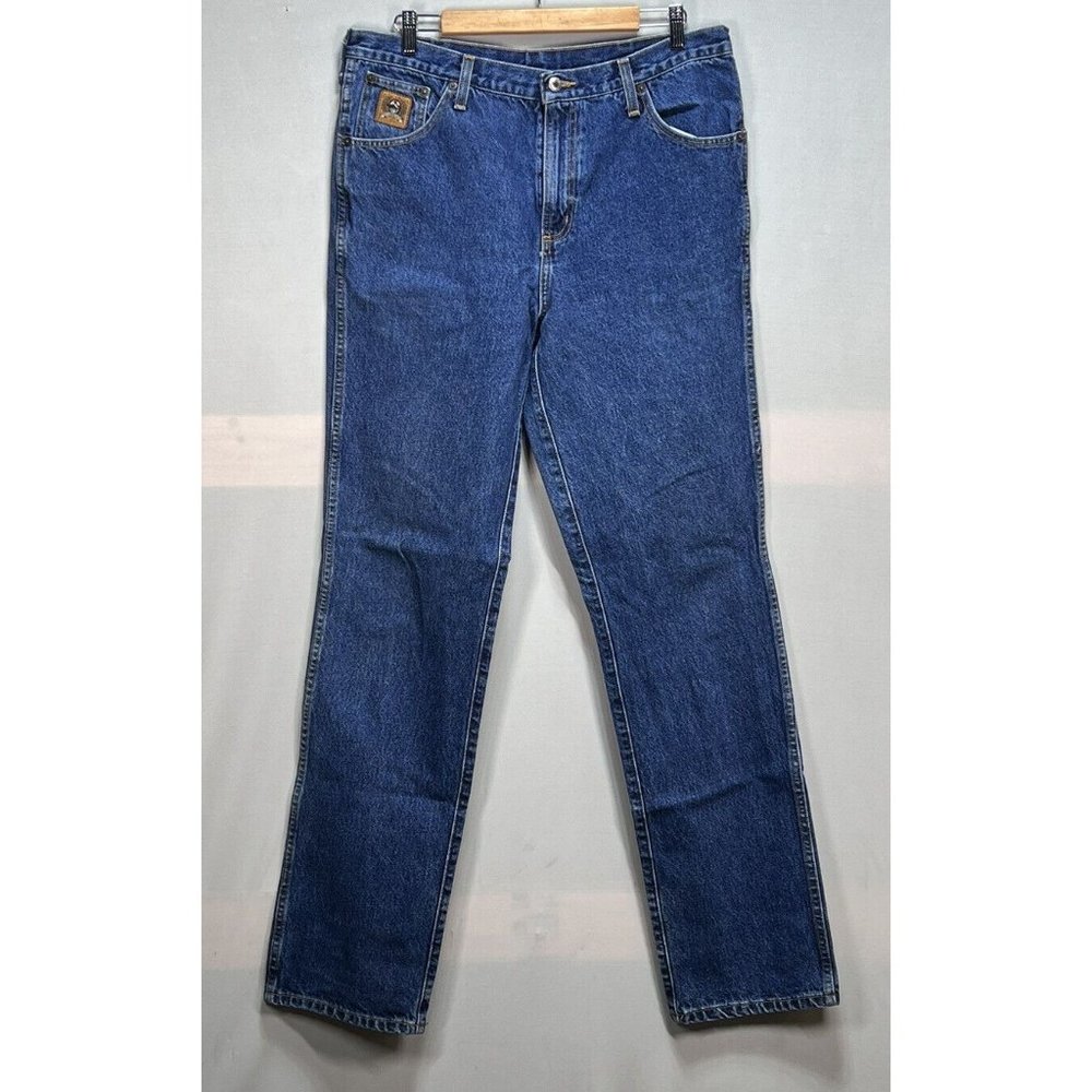 Cinch Up Jeans Men's 36x36 Green Label Western Denim Straight Blue Medium Wash